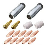 Kit Consumíveis Da Tocha Mig Mag Binzel Mb 24 Tbi 240