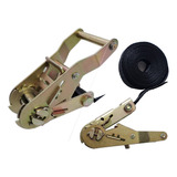 Kit Contínuo Cinta 25mm X 3mts Catraca Amarração Carga Geral