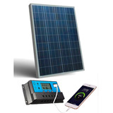 Kit Controlador Painel Placa Solar Fotovoltaico 60w