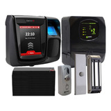 Kit Controle Acesso Biometrico Idflex Lite Fechad Magnetica