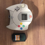 Kit Controle + Memory Card Vmu Sega Dreamcast Funcionando 