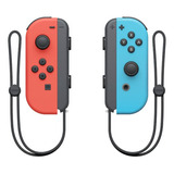 Kit Controle Nintendo Switch Joy-con Vermelho E Azul Neón