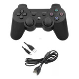 Kit Controle Ps3 Dualshock 3 +cabo Carregador Usb Compatível