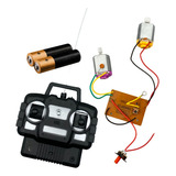 Kit Controle + Receptor 27mhz 4-canais + 2x Motor 5v