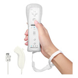 Kit Controle Remoto Compatível Nintendo Wii + Nunchuck Capa