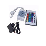 Kit Controle Remoto E Fonte Fita Led Rgb 5050 3528