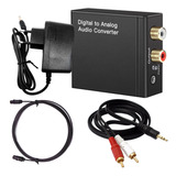 Kit Conversor Audio Optico P/ Analogico