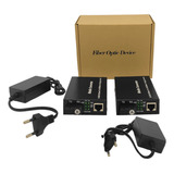 Kit Conversor De Fibra Otica A E B 10/100/1000 Rj45