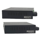 Kit Conversor De Fibra Otica A E B 10/100/1000