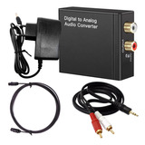 Kit Conversor Optico Audio Tv Para