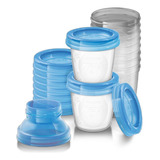 Kit Copos P/ Armazenagem Leite Materno 10 Un - Philips Avent