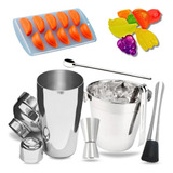 Kit Coqueteleira Caipirinha Drinks Bar Profissional Inox