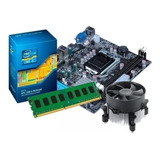 Kit Core I3 2100 + Placa Mãe H61 1155 + 4gb Ddr3 + Ssd 240gb