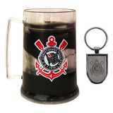 Kit Corinthians - Caneca Congelante + Chaveiro Oficial