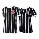 Kit Corinthians Casal Retro Democracia 1982 Oficial