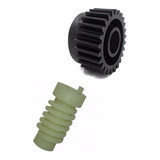 Kit Coroa Nylon +eixo Sem Fim Nylon Do Motor Dz Gatter 3000