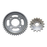 Kit Coroa Pinhão Honda Cg Titan 150 Mix Cg 150 Fan Vaz 43/16