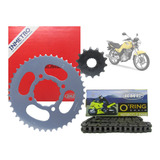 Kit Coroa Pinhão Vaz Suzuki Yes + Corrente Kmc C/ Retentor