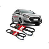 Kit Correia Alternador Direção E Ar Hb20 1.0 Original Gates