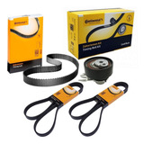 Kit Correia Dentada E Poly V Fox Gol Voy Sav G5 G6 C/ Ar/ Dh