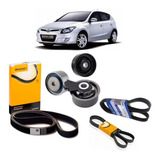 Kit Correia Dentada Poly V I30 Polia Ar Direção Elétrica