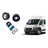 Kit Correia + Polias Alternador Fiat Ducato 2.3 - 2018/...