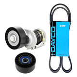 Kit Correia Poly V Tensor Polia Alternador Amarok 2.0
