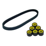 Kit Correia + Roletes Embreagem Honda Pcx 150 2013 2014 2015