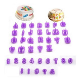 Kit Cortador De Biscuit Letras Alfabeto Números Símbolos
