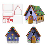 Kit Cortadores Casinha Coelho Da Páscoa Gingerbread Doces