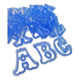 Kit Cortadores De Alfabeto Maiusculo Gigante 8cm Mod 1