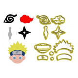 Kit Cortadores Naruto - Itens +
