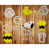 Kit Cortadores Snoopy - Cupcakes E