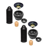 Kit Coxim + Prato Amortecedor Dianteiro Gol G5 G6 Golf