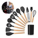 Kit Cozinha 12 Peças Silicone Resistente