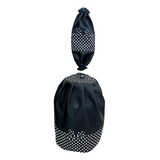 Kit Cozinha Capa Para Botijão + Puxa Saco Preto