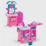 Kit Cozinha Completa + Lava Passa Magic Toys