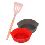 Kit Cozinha Espátula Perfurada+2und Formas Air Fryer Freier