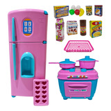 Kit Cozinha Infantil Brinquedo Completo 18pcs Comidinhas