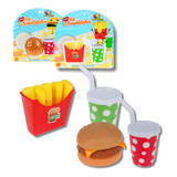 Kit Cozinha Infantil Com Lanche Hamburguer