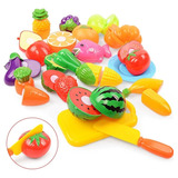 Kit Cozinha Infantil Comidinhas Brinquedo Frutinhas 12 Pçs