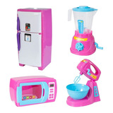 Kit Cozinha Infantil Completa C/ Geladeira