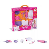 Kit Cozinha Infantil Gran Chef Avental Chapéu Luva Panela