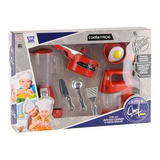 Kit Cozinha Infantil Little Chef Kids 9 Peças - Zuca Toys