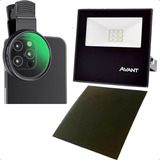 Kit Cpl Tattoo 10w Lente Cpl Polarizada Refletor