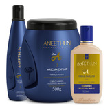 Kit Creme Silicone + Shampoo Tutano + Máscara Capilar Full