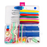 Kit Crochê 16 Agulhas Com Acessórios E Case Promoção