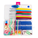 Kit Crochê 16 Agulhas Com Acessórios E Case Super Promoção