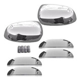 Kit Cromado Maçaneta Retrovisor Chevrolet Corsa 2002 A 2012