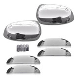 Kit Cromado Maçaneta Retrovisor Chevrolet Corsa 2002 A 2012